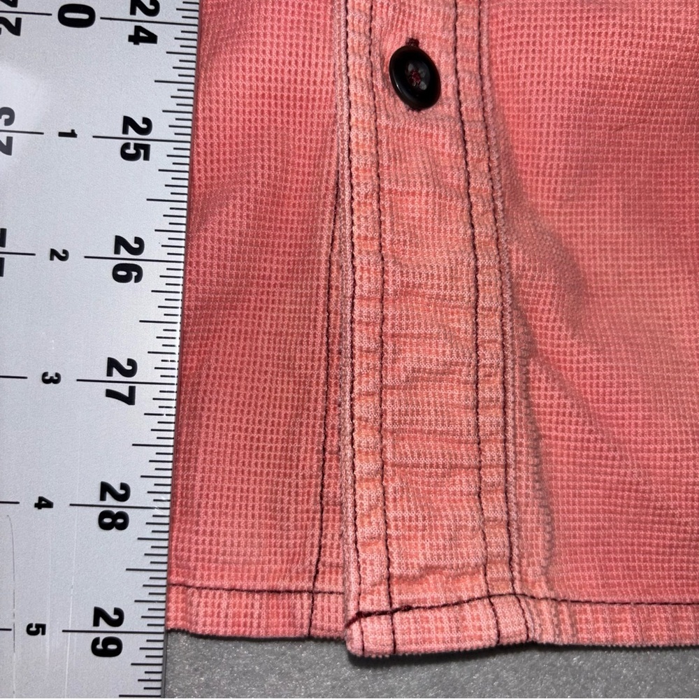 Eddie Bauer Corduroy Shirt Size Large Red - Picture 7 of 9
